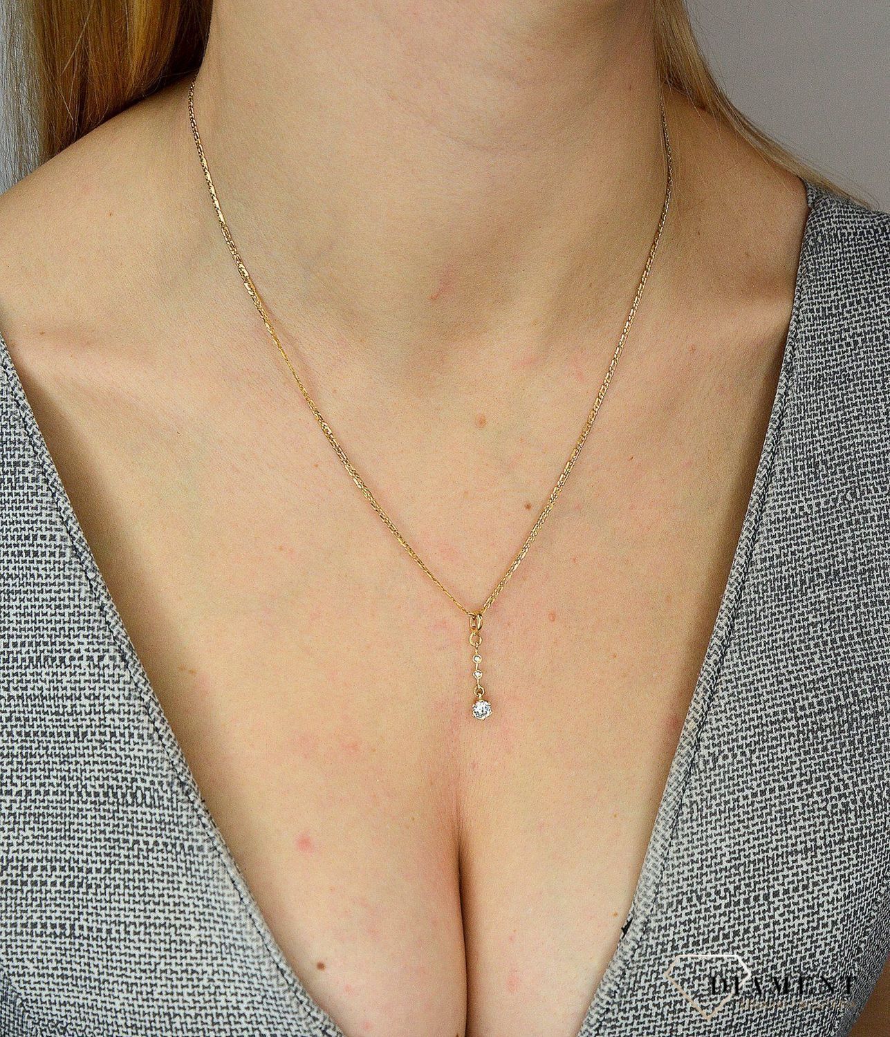 Złoty łańcuszek 333 o szerokości 2 mm DIA-LAN-1476-333 2mm (2).jpg